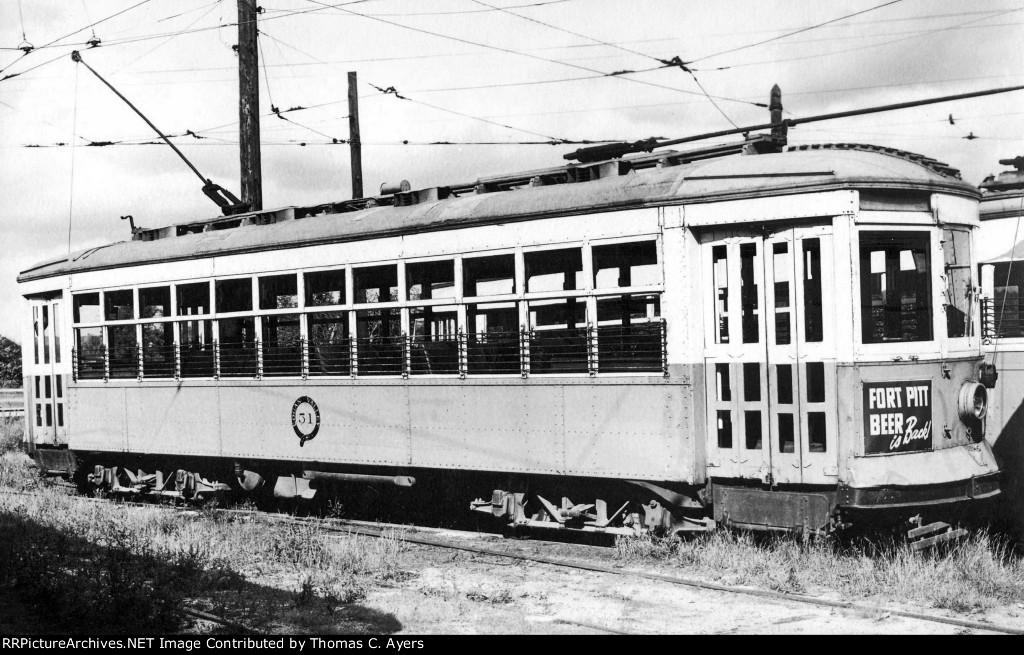 Altoona & Logan Valley #51, c. 1949